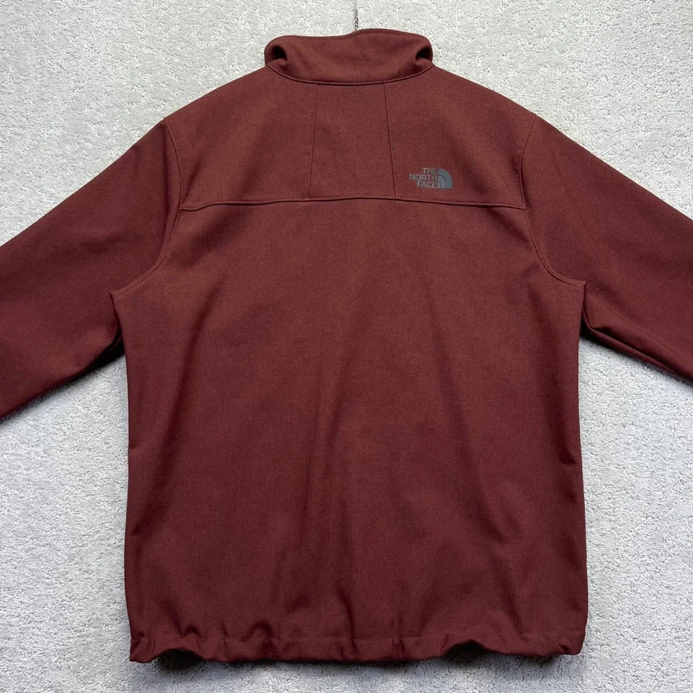 The North Face Jacket Mens Large Maroon Apex Bionic WindWall Softshell Outdoors
